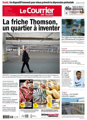 Cover of Le Courrier de l’Ouest (Angers)
