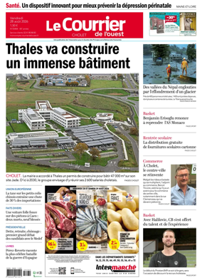 Cover of Le Courrier de l’Ouest (Cholet)
