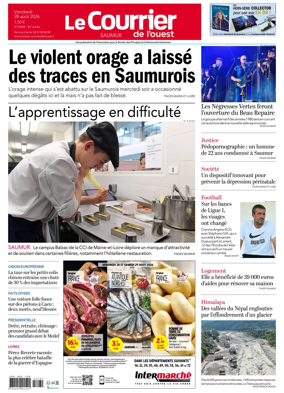 Cover of Le Courrier de l’Ouest (Saumur)