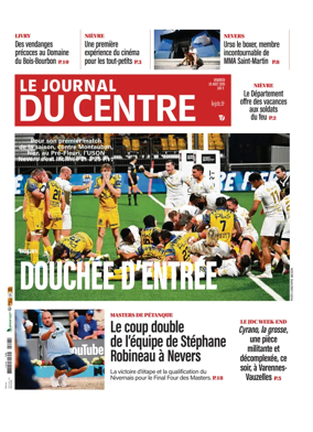 Cover of Le Journal du Centre