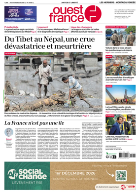 Cover of Ouest France (Les Herbiers / Montaigu)