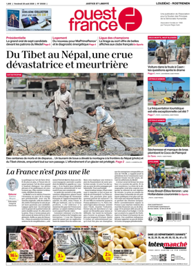 Cover of Ouest France (Loudeac / Rostrenen)