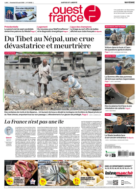 Cover of Ouest France (Mayenne)