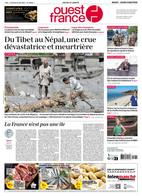 Cover of Ouest France (Nord-Finistere)
