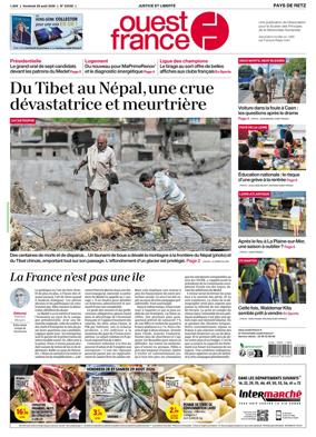 Cover of Ouest France (Pornic / Pays de Retz)