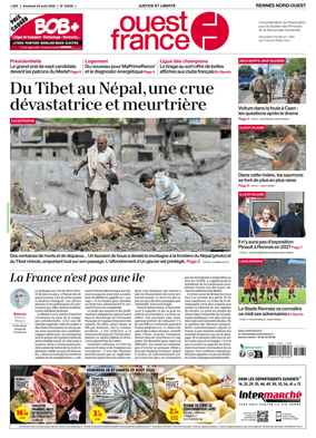 Cover of Ouest-France (Rennes Nord-Ouest)