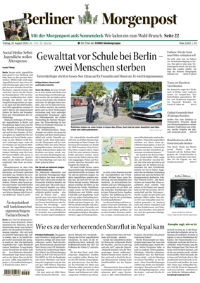 Cover of Berliner Morgenpost