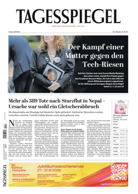 Cover of Der Tagesspiegel
