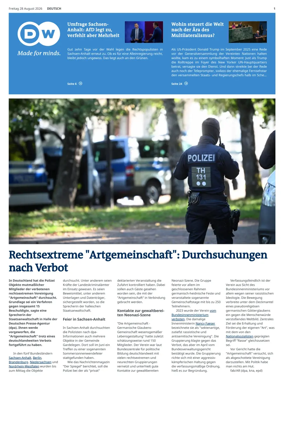 Cover of Deutsche Welle (German edition)