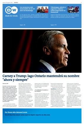 Cover of Deutsche Welle (Spanish edition)