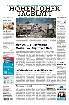 Cover of Hohenloher Tagblatt