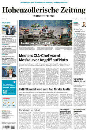 Cover of Hohenzollerische Zeitung