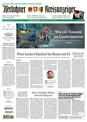Cover of Iserlohner Kreisanzeiger und Zeitung (Iserlohn)