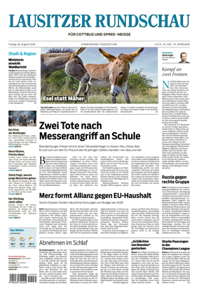 Cover of Lausitzer Rundschau