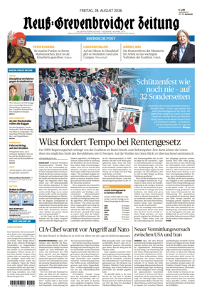Cover of Neuss-Grevenbroicher Zeitung Neuss