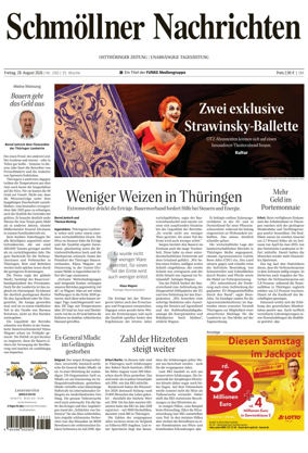 Cover of Ostthuringer Zeitung (Schmolln)