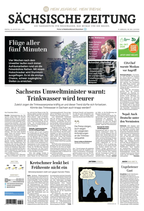 Cover of Sachsische Zeitung (Weiswasser)