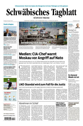 Cover of Schwabisches Tagblatt - Tubinger Chronik