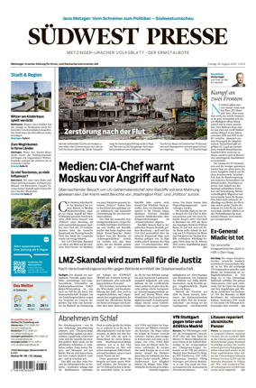 Cover of Sudwest Presse - Metzinger Uracher Volksblatt - Der Ermstalbote