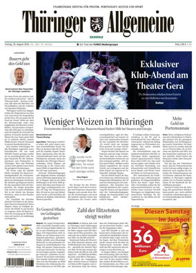 Cover of Thuringer Allgemeine (Eichsfeld)