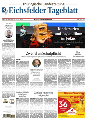 Cover of Thuringische Landeszeitung (Eichsfeld)
