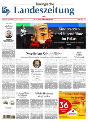 Cover of Thuringische Landeszeitung (Gera)