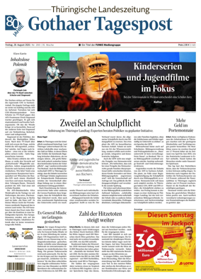 Cover of Thuringische Landeszeitung (Gotha)