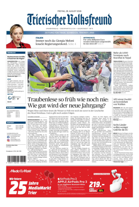 Cover of Trierischer Volksfreund
