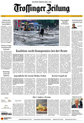 Cover of Trossinger Zeitung