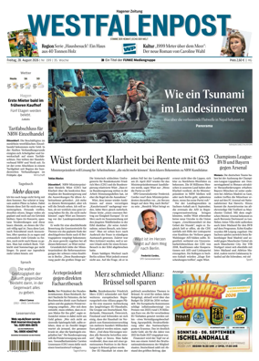 Cover of Westfalenpost (Hagen Hohenlimburg)