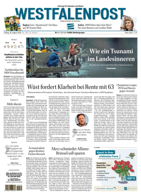 Cover of Westfalenpost (Menden)