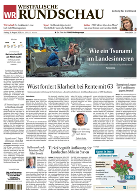 Cover of Westfalische Rundschau (Dortmund-Sud II)