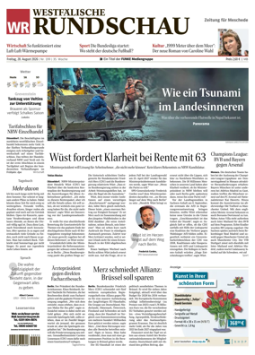 Cover of Westfalische Rundschau (Meschede)