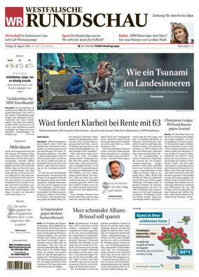 Cover of Westfalische Rundschau (Olpe)