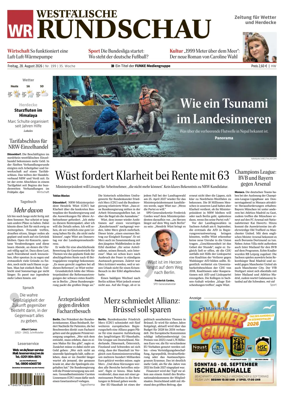 Cover of Westfalische Rundschau (Wetter)