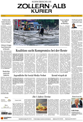 Cover of Zollern-Alb-Kurier (Balingen)