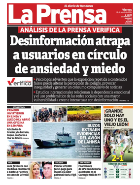 Cover of Diario La Prensa