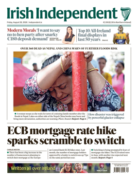 Cover of Irish Independent
