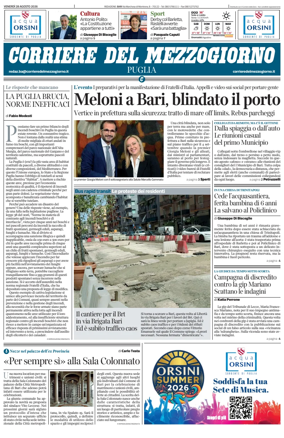 Cover of Corriere del Mezzogiorno (Puglia)