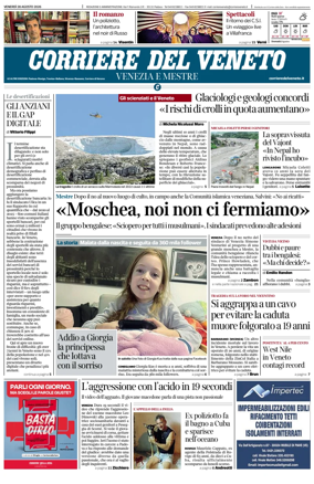 Cover of Corriere del Veneto (Venezia e Mestre)