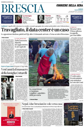 Cover of Corriere della Sera (Brescia)