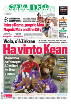 Cover of Corriere dello Sport Stadio (Nazionale)