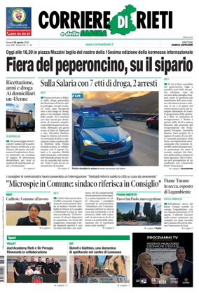 Cover of Corriere di Rieti
