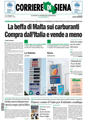 Cover of Corriere di Siena