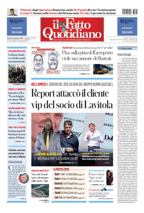 Cover of Il Fatto Quotidiano