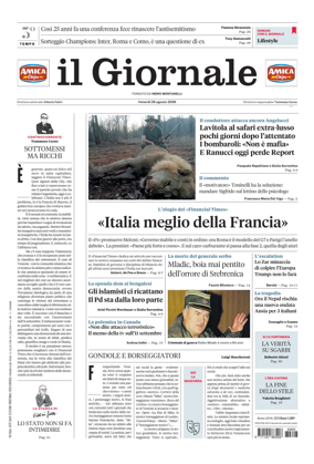 Cover of Il Giornale (Italy)