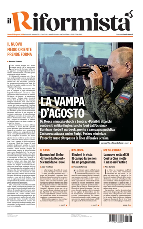 Cover of Il Riformista (Italy)