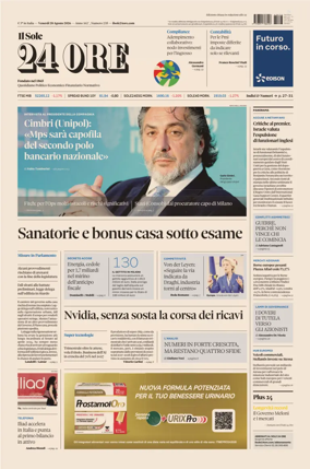 Cover of Il Sole 24 Ore