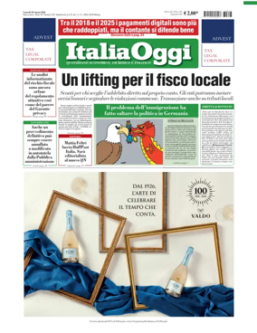 Cover of ItaliaOggi