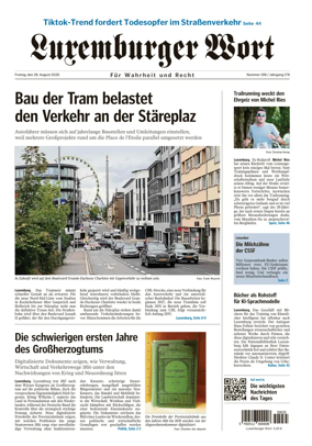 Cover of Luxemburger Wort